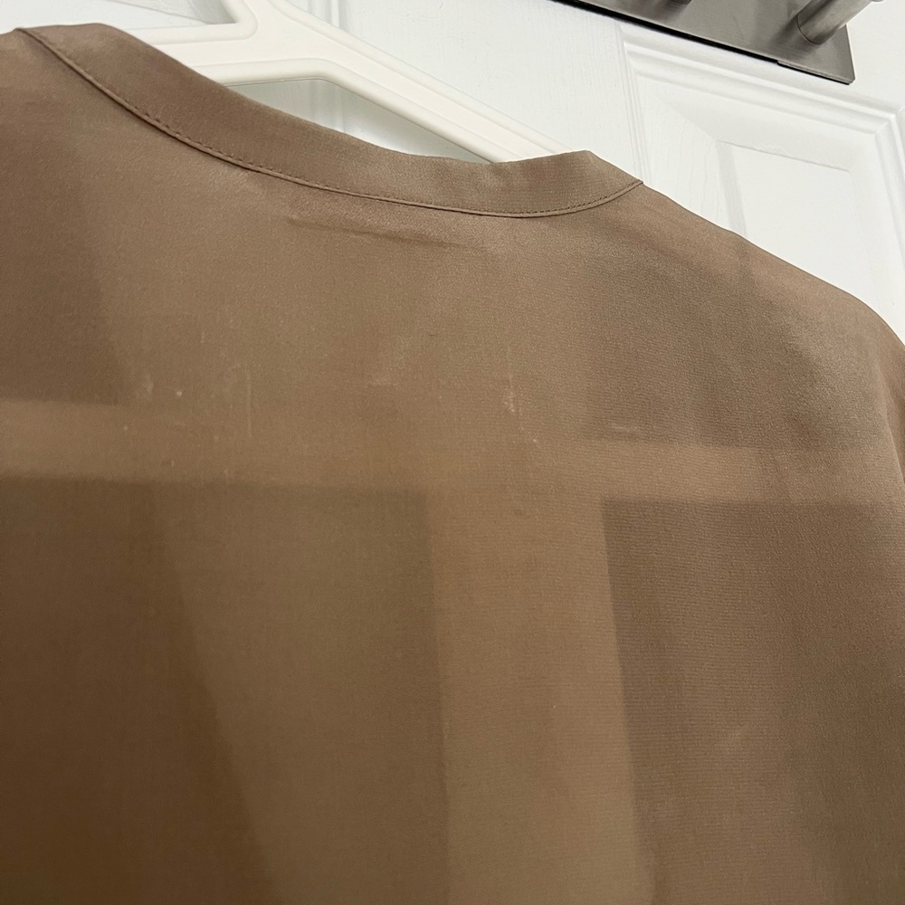 Zara Women’s Brown Silk Top - Picture 5 of 7